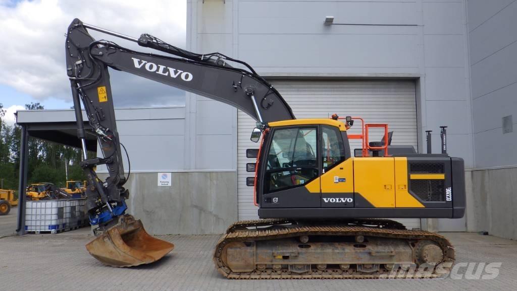 Volvo EC220EL Kāpurķēžu ekskavatori