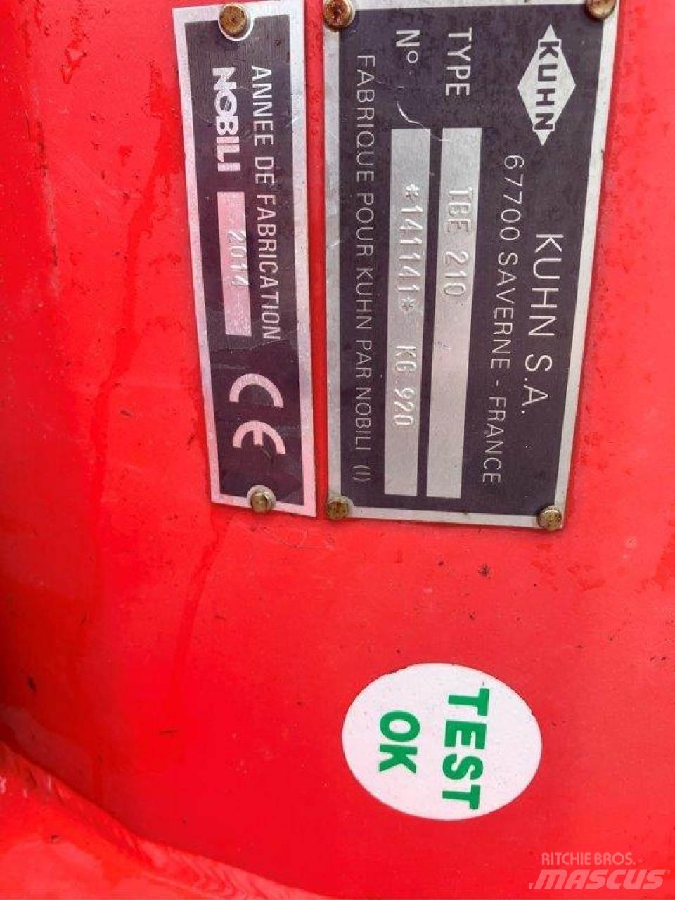 Kuhn TBE 210 Pļaujmašīnas/pašgājēji