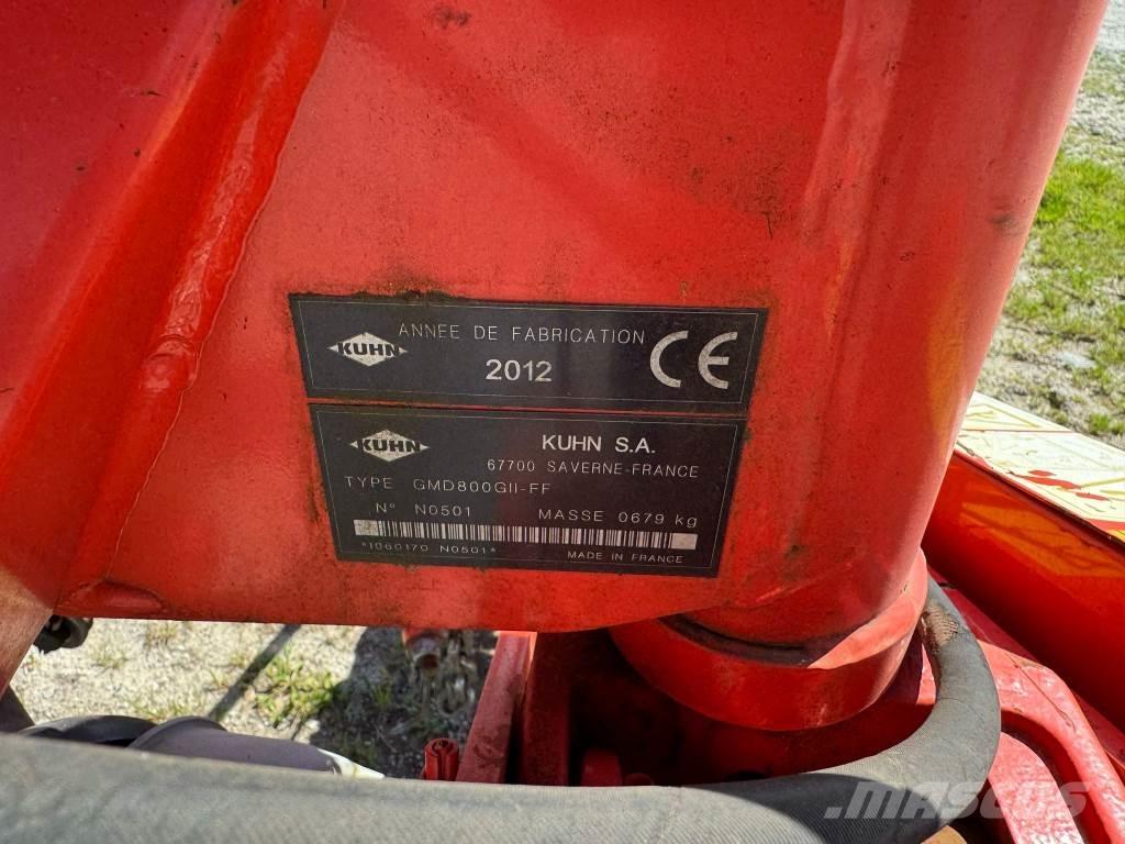 Kuhn GMD 800GIIFF Pļaujmašīnas