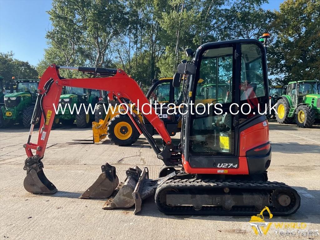 Kubota U 27-4 Mini ekskavatori < 7 t