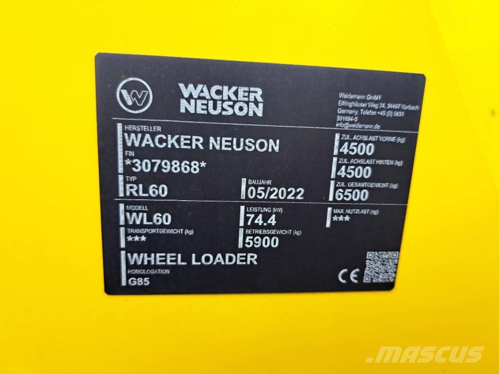 Wacker Neuson WL60 Iekrāvēji uz riteņiem