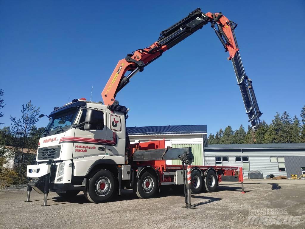Volvo FH 460 Smagās mašīnas ar celtni