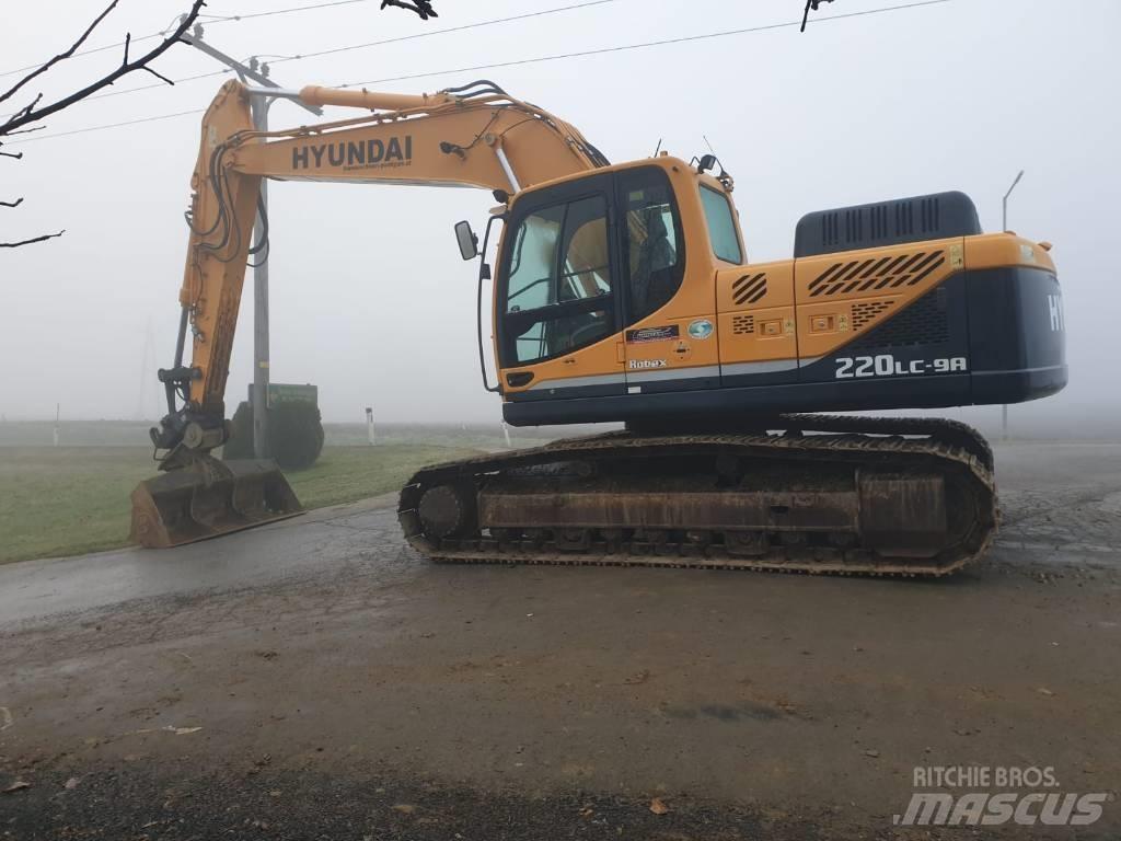 Hyundai R 220 LC-9A Kāpurķēžu ekskavatori