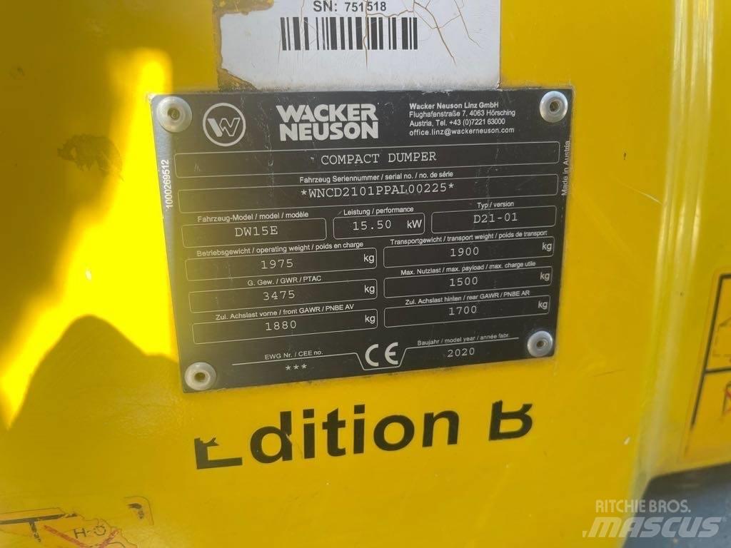 Wacker Neuson DW15e Mini pašizgāzēji