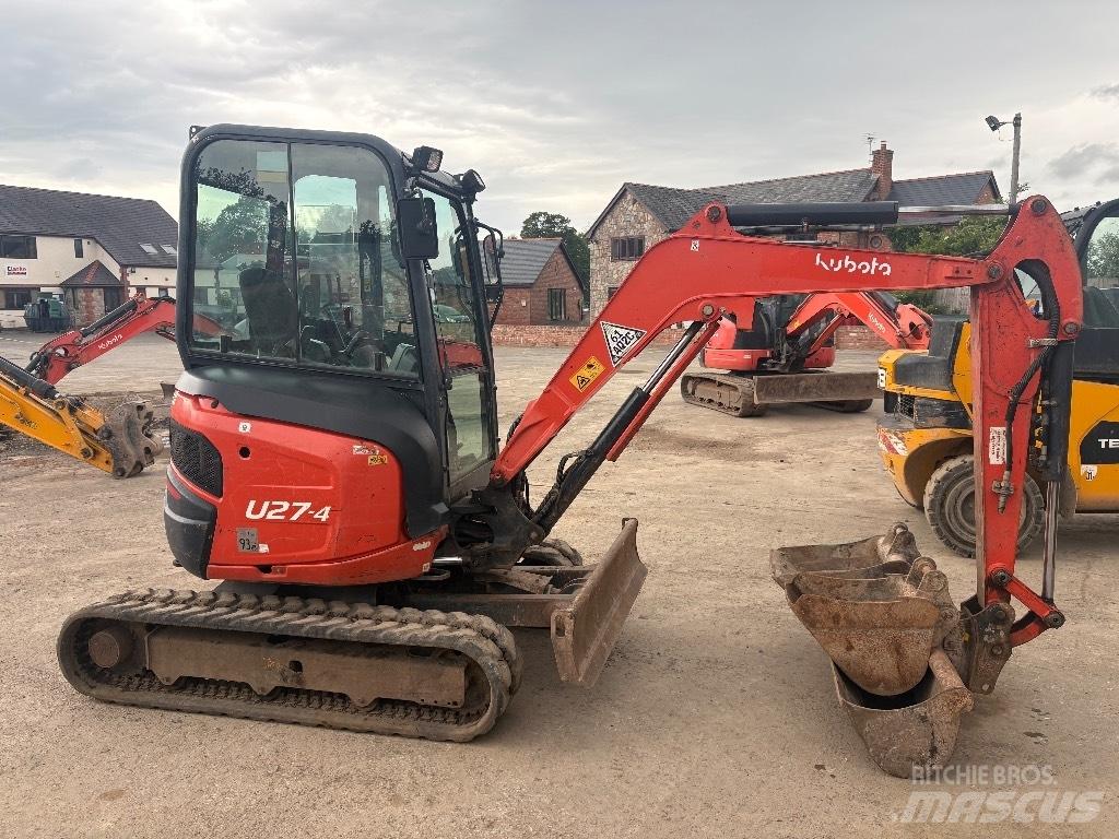 Kubota U 27-4 Mini ekskavatori < 7 t