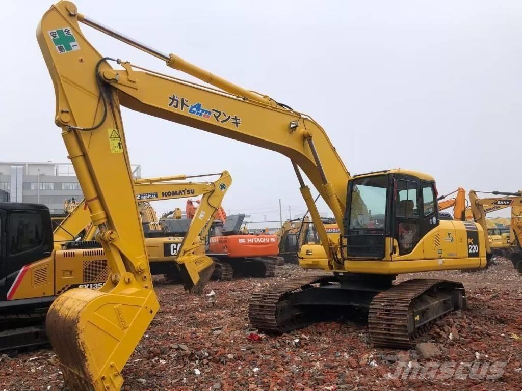 Komatsu pc220-7 Kāpurķēžu ekskavatori