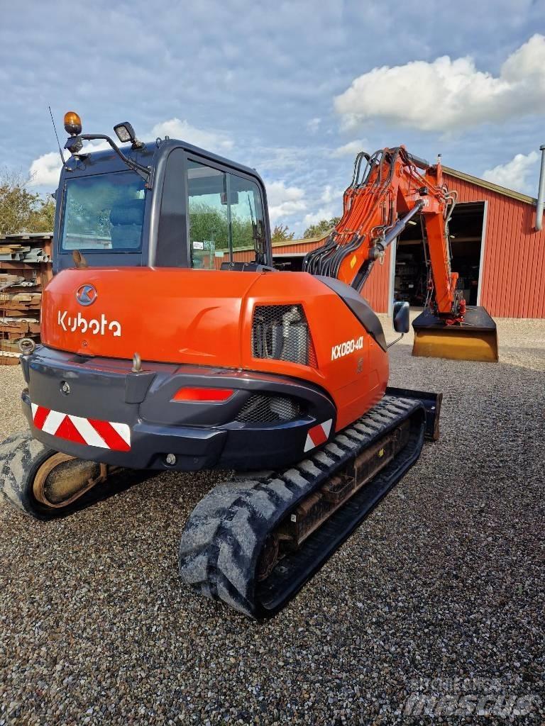 Kubota KX080-4 Mini ekskavatori < 7 t