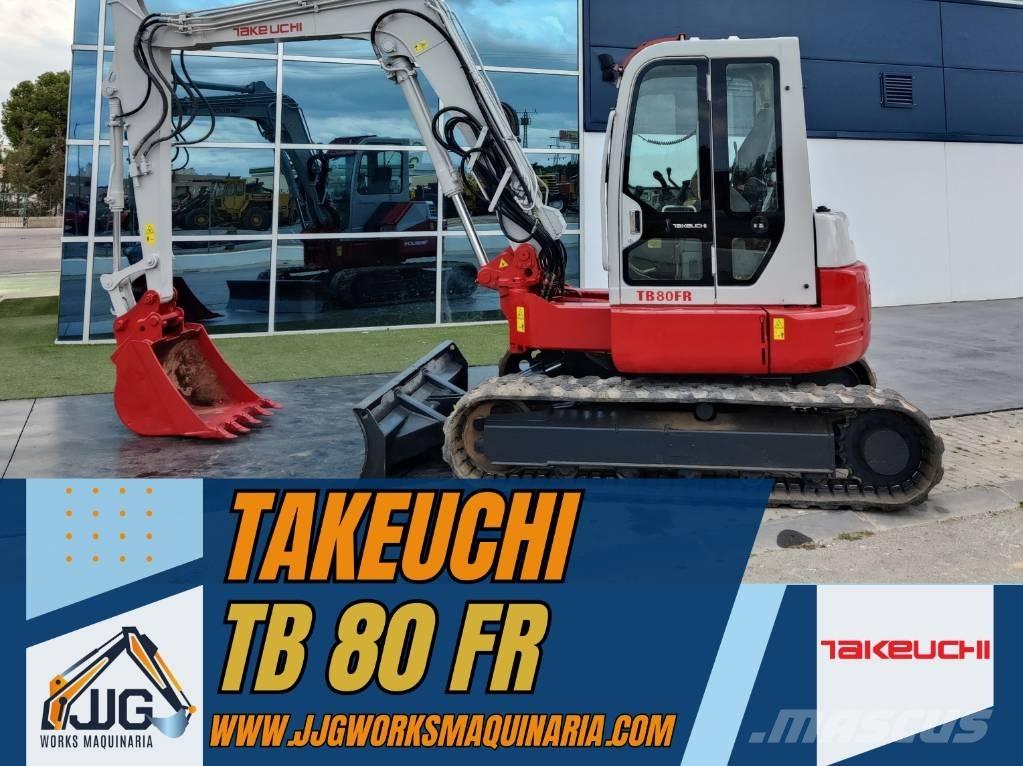 Takeuchi TB 80 FR Vidēja lieluma ekskavatori 7 t - 12 t