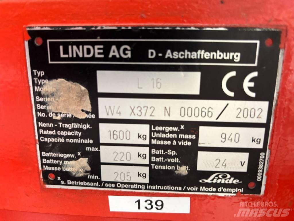 Linde L16 Krautnētāji