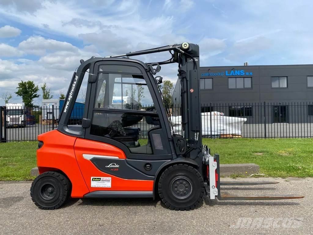 Linde H35D-01 Tehnika ar dīzeļa dzinēju