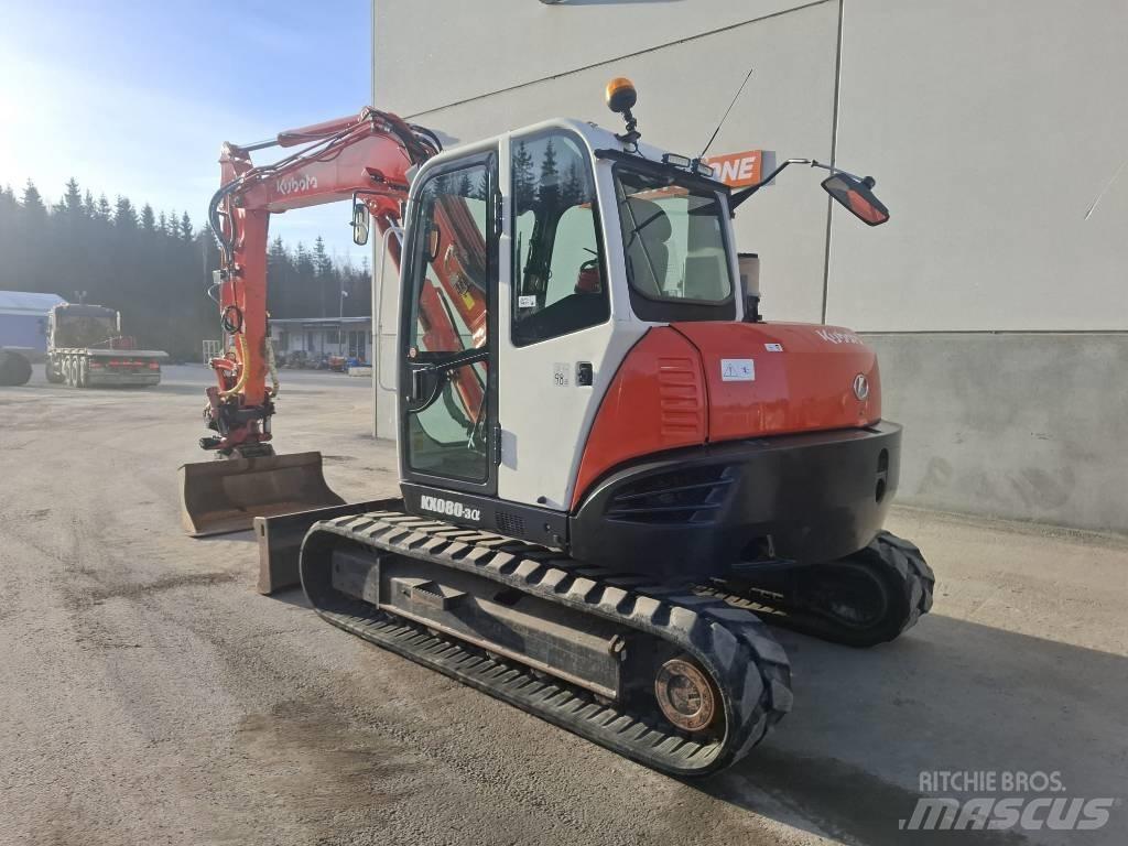 Kubota KX 080-3 Vidēja lieluma ekskavatori 7 t - 12 t