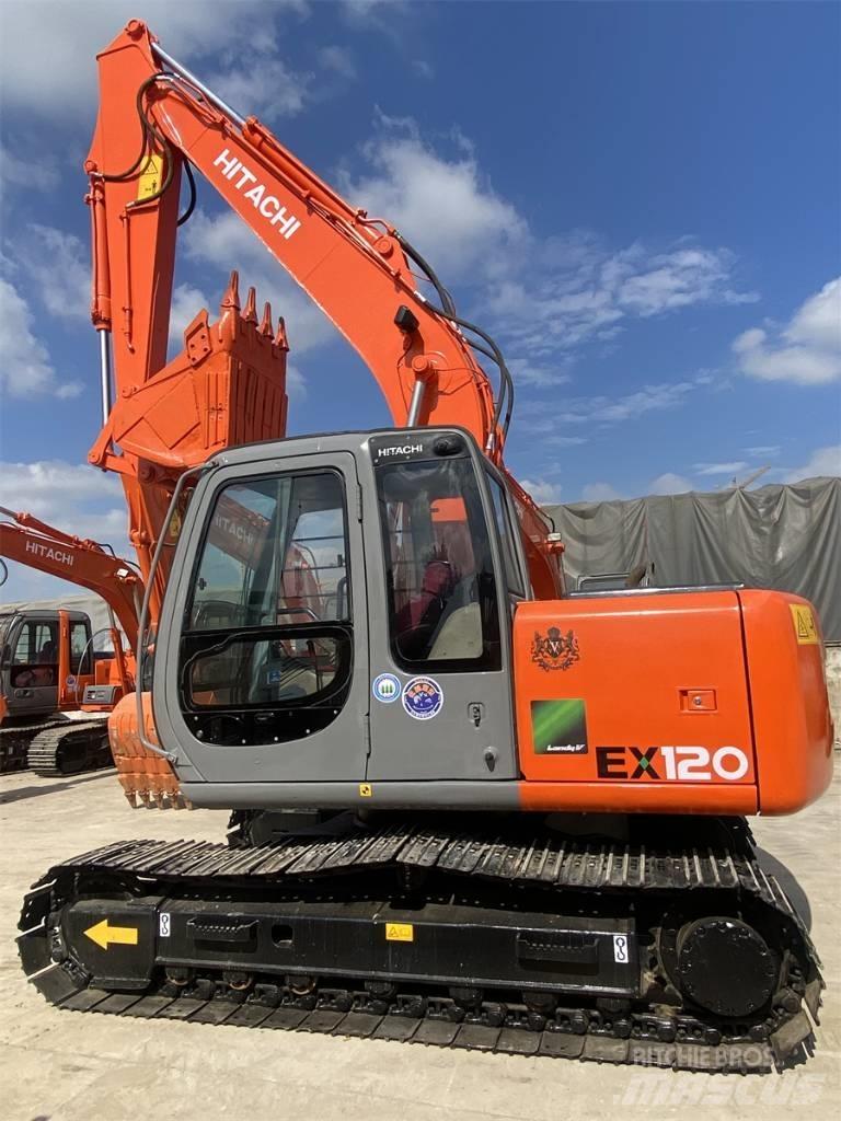 Hitachi EX120 Kāpurķēžu ekskavatori