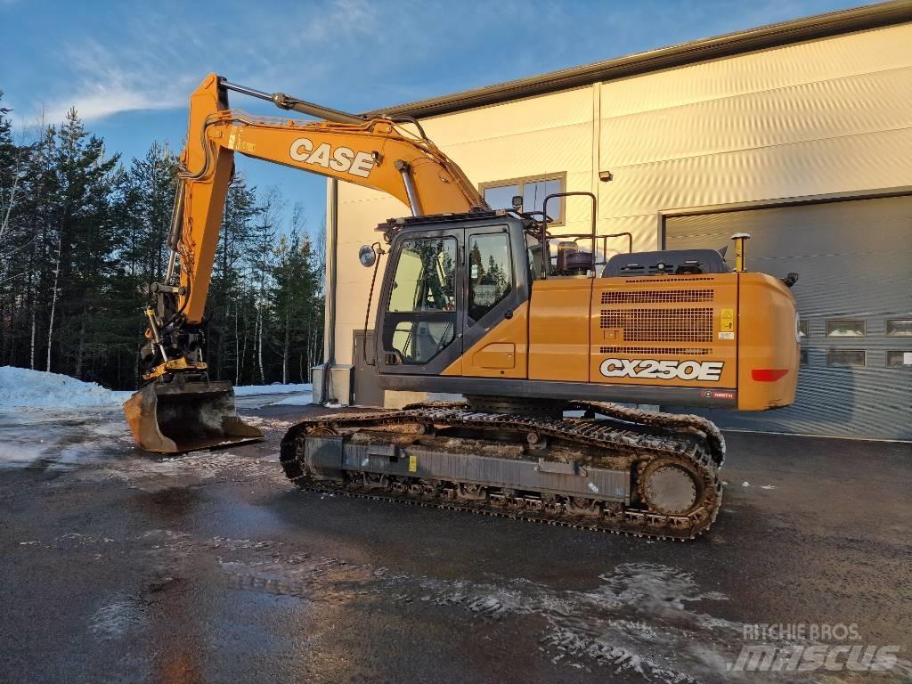 CASE CX250E Kāpurķēžu ekskavatori