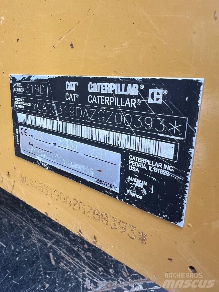 CAT 319 D L Kāpurķēžu ekskavatori