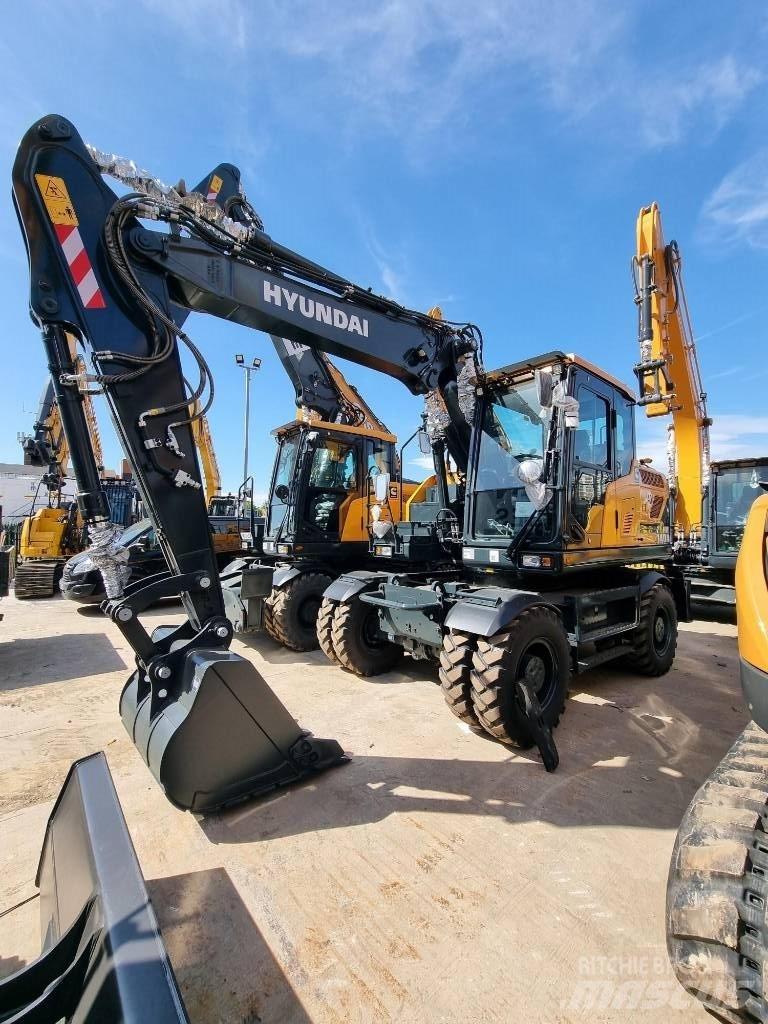Hyundai HW140A Ekskavatori uz riteņiem