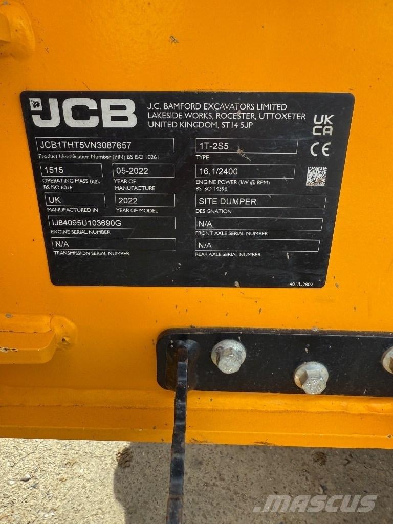 JCB 1 T Mini pašizgāzēji