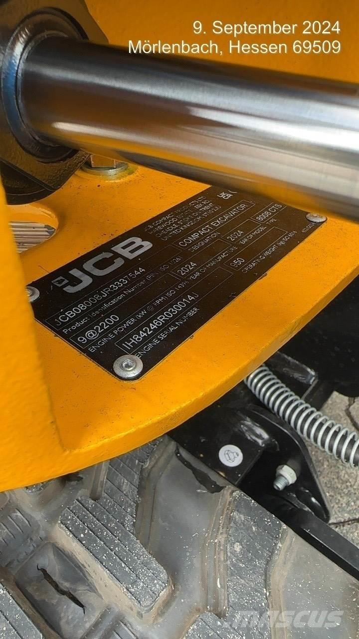 JCB 8008CTS Mini ekskavatori < 7 t