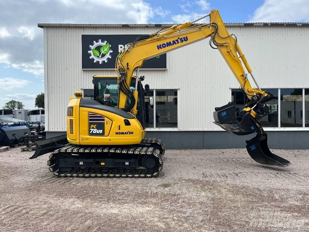 Komatsu PC78US-11E0 Vidēja lieluma ekskavatori 7 t - 12 t