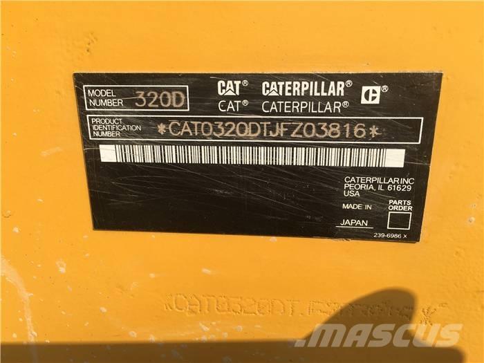 CAT 320 D L Kāpurķēžu ekskavatori