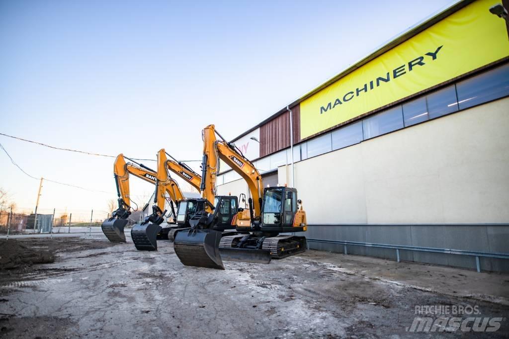 Sany SY 135 C (uus) Kāpurķēžu ekskavatori