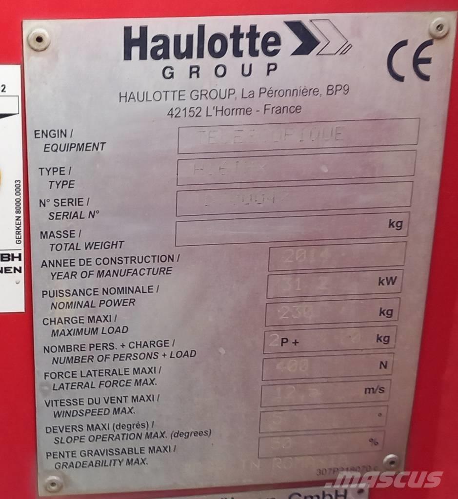 Haulotte H16TPX Teleskopiskie pacēlāji