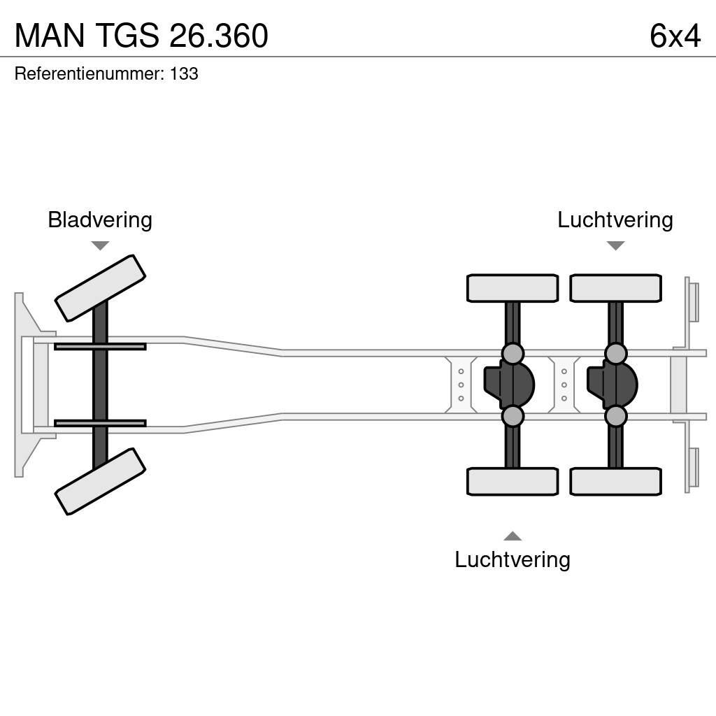 MAN TGS 26.360 Treileri ar āķi