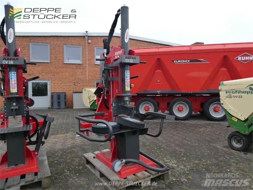 Krpan CV 22 E PRO Koka šķēlēji, frēzes, šķeldotāji