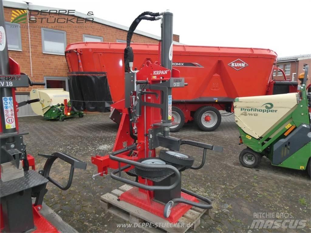 Krpan CV 22 E PRO Koka šķēlēji, frēzes, šķeldotāji