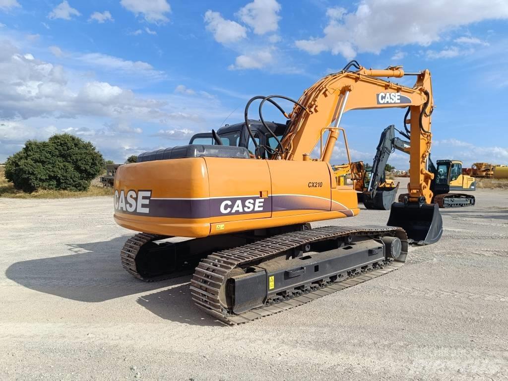 CASE CX 210 Kāpurķēžu ekskavatori