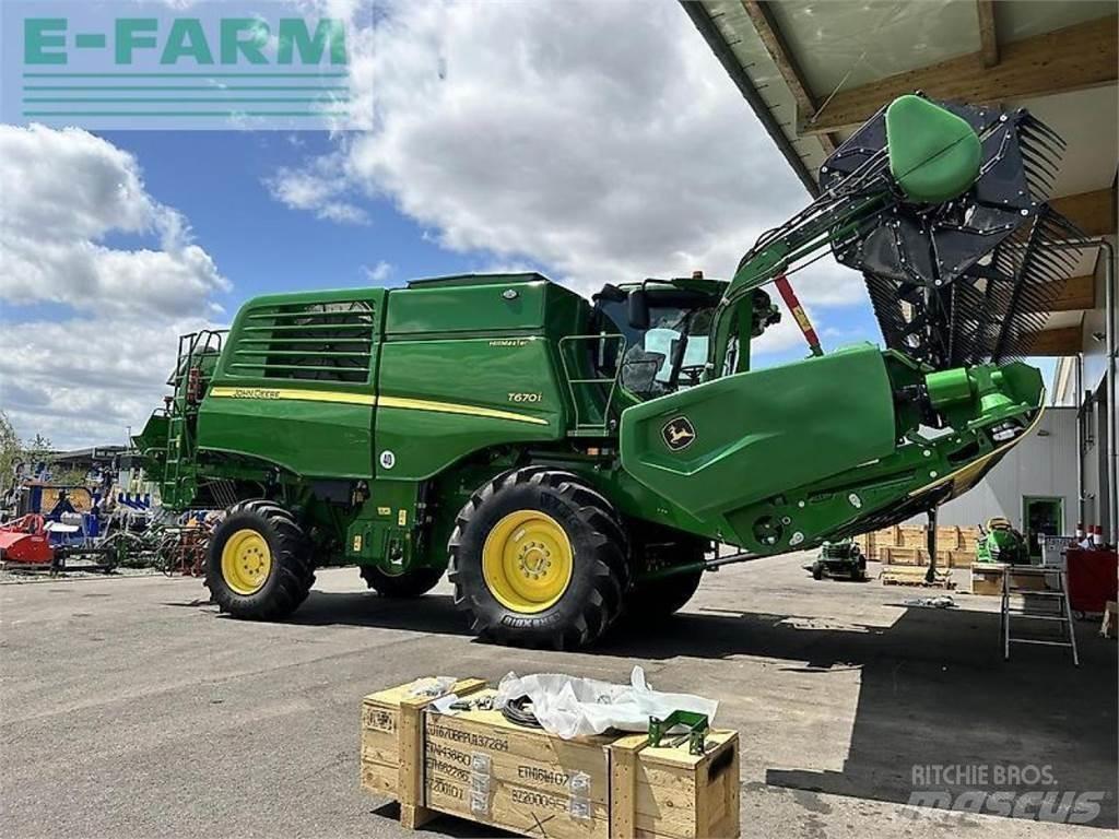 John Deere t670 hm Ražas novākšanas kombaini