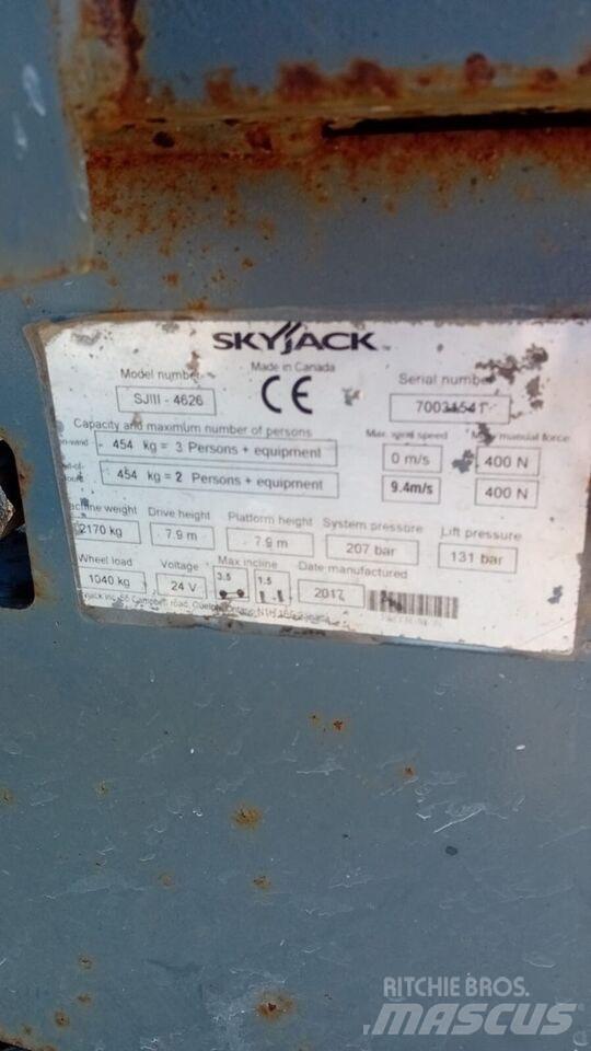 SkyJack SJ4626 Šķerveida pacēlāji