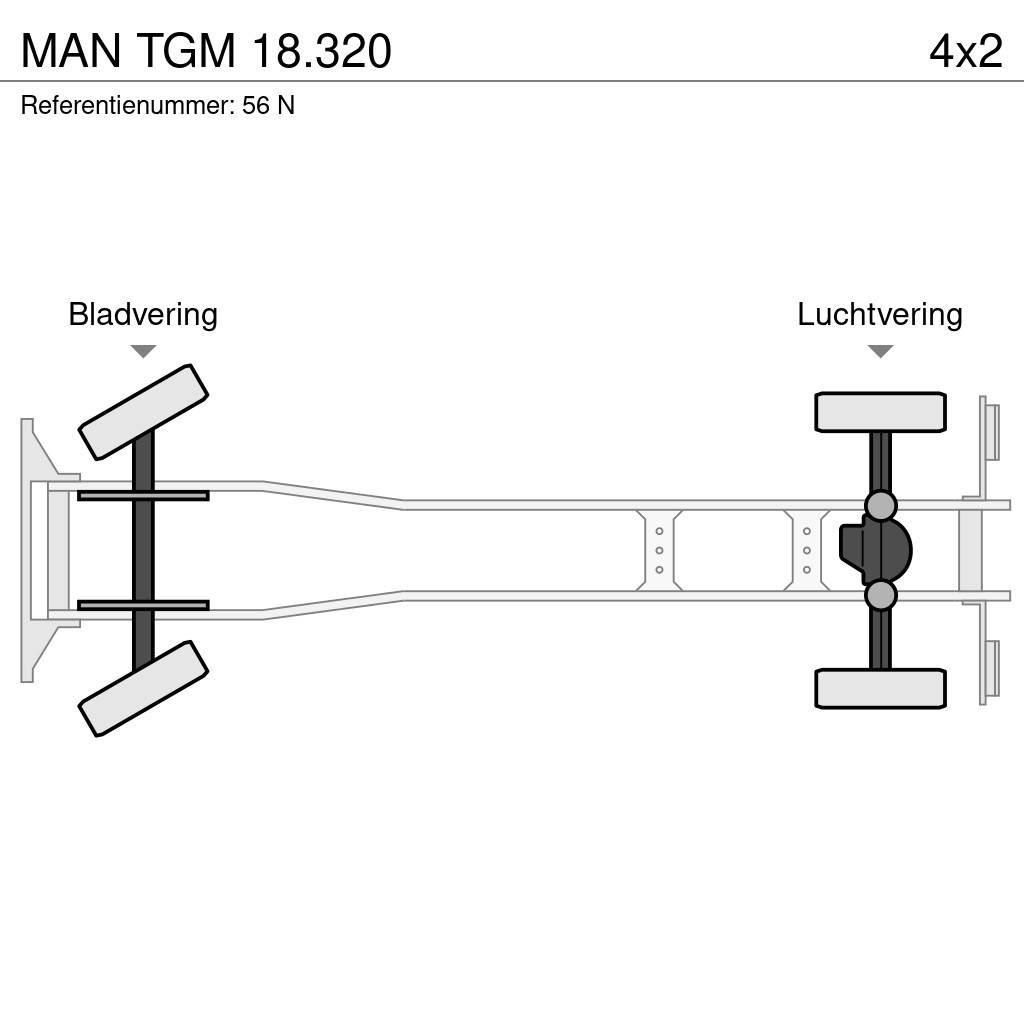 MAN TGM 18.320 Treileri ar āķi