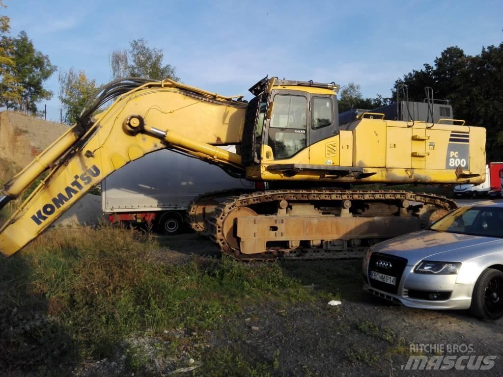Komatsu PC800-8 Kāpurķēžu ekskavatori