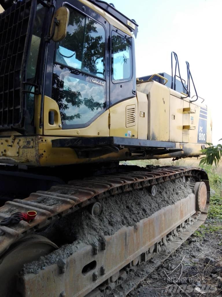 Komatsu PC800-8 Kāpurķēžu ekskavatori