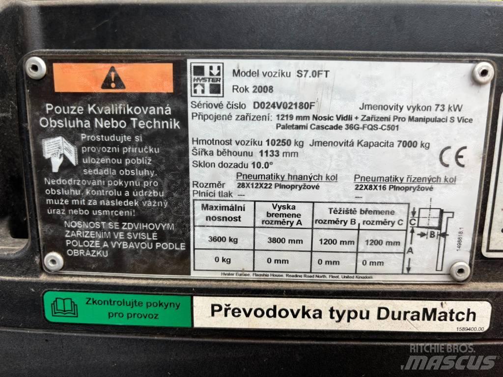 Hyster S 70 FT LPG tehnika