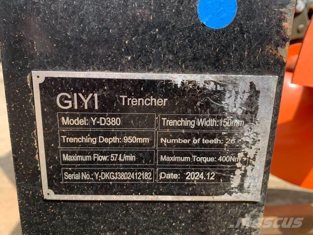  GIYI D380 TRENCHER Citas sastāvdaļas