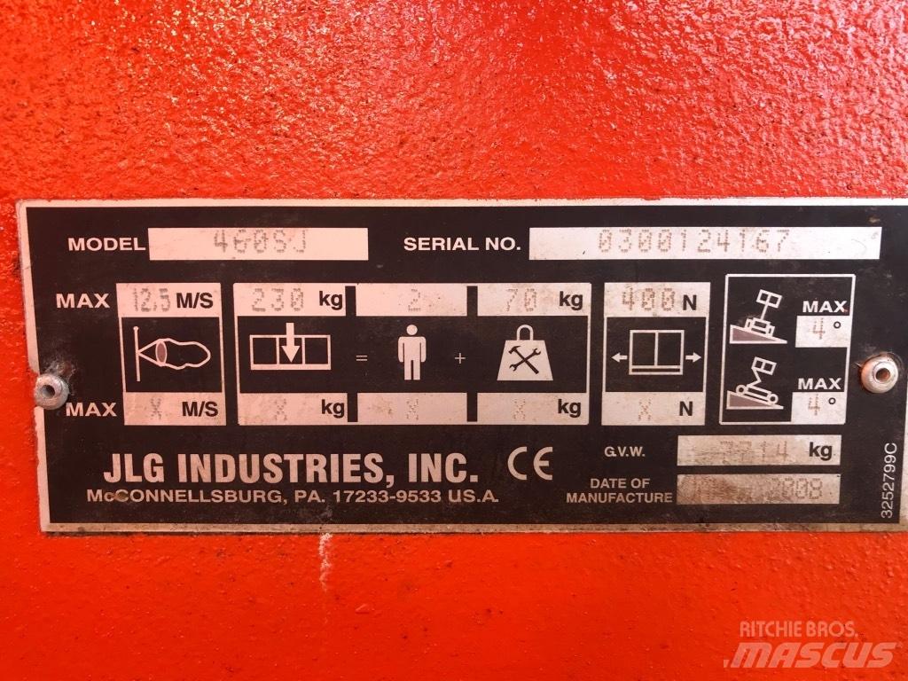 JLG 460 SJ Teleskopiskie pacēlāji
