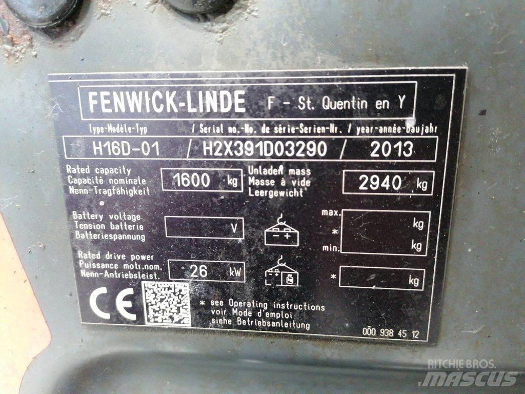 Linde H16D-01 Tehnika ar dīzeļa dzinēju
