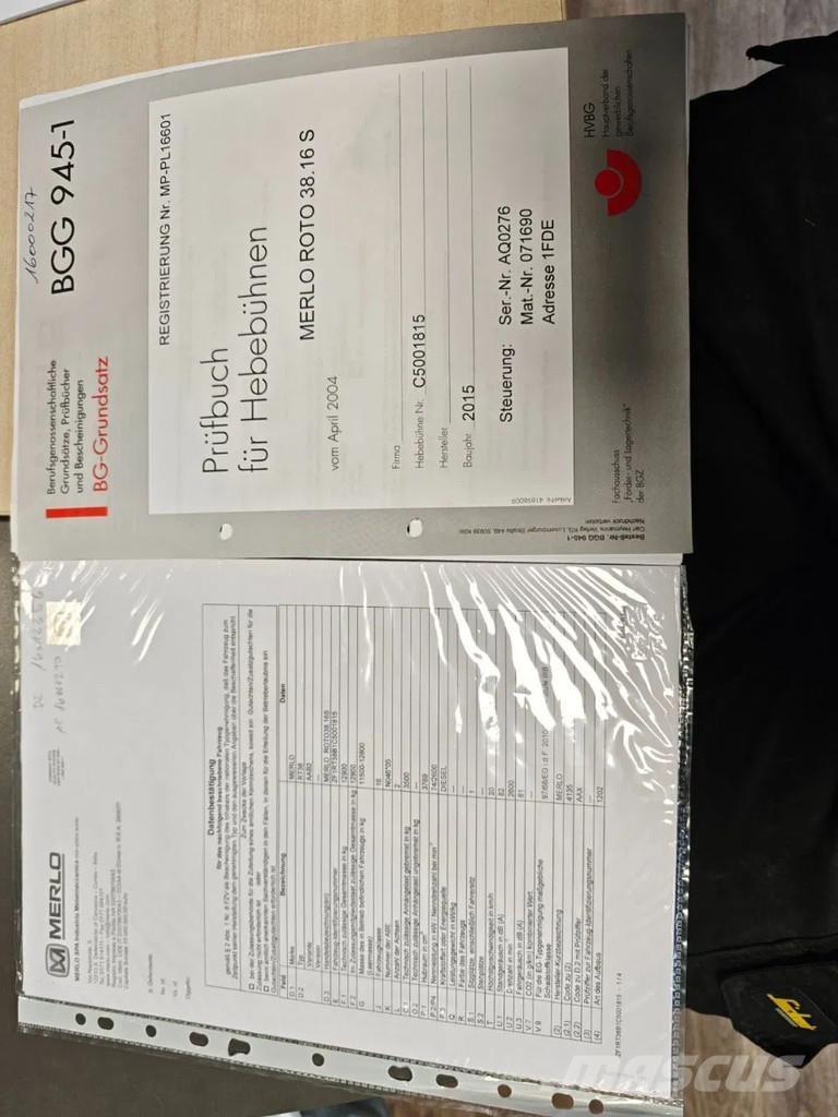 Merlo Roto 38.16S Teleskopiskie manipulatori