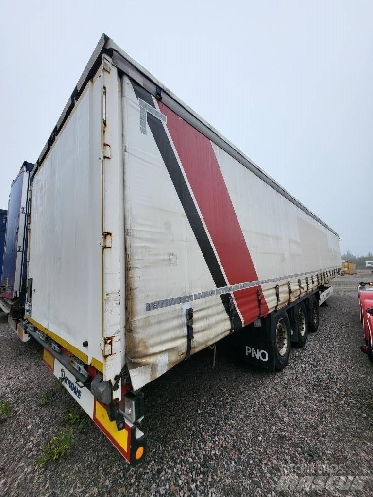 Krone Curtain Low Tents puspiekabes