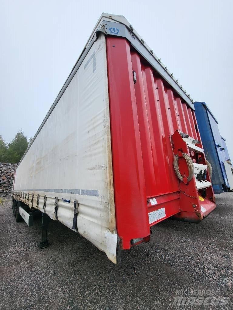 Krone Curtain Low Tents puspiekabes