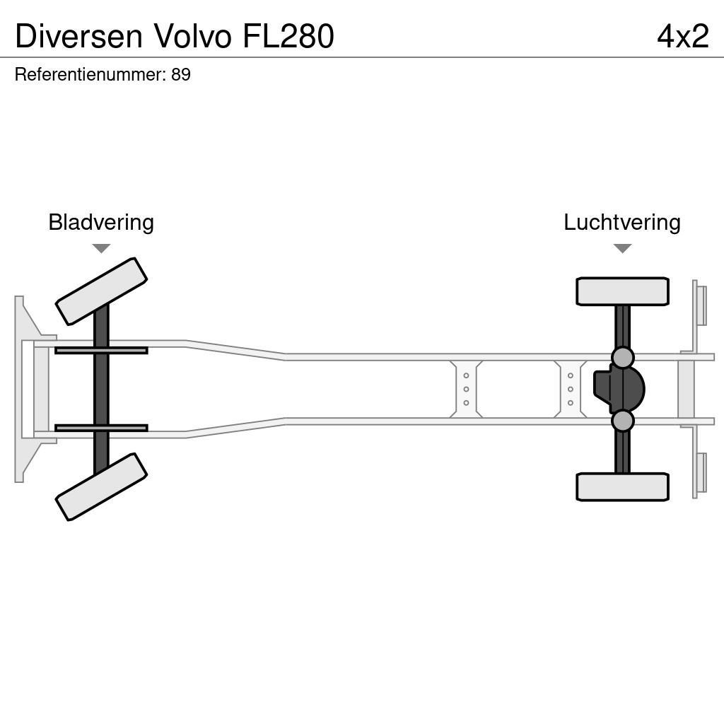 Volvo FL280 Šasija ar kabīni