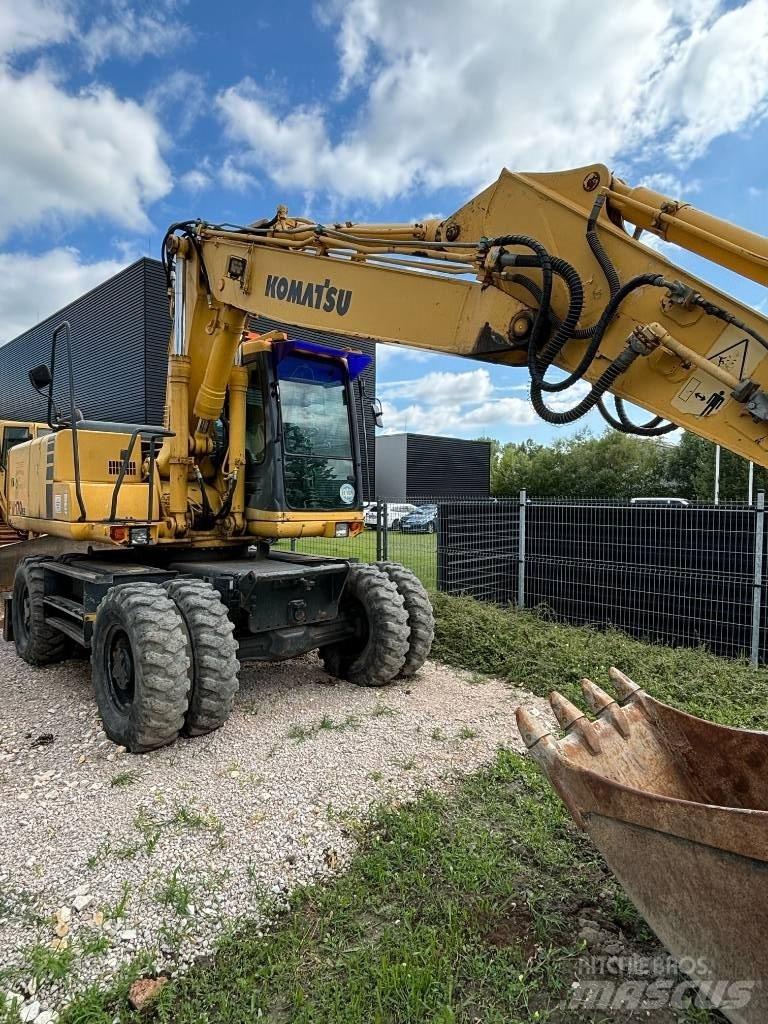 Komatsu PW 170 ES-6K Ekskavatori uz riteņiem
