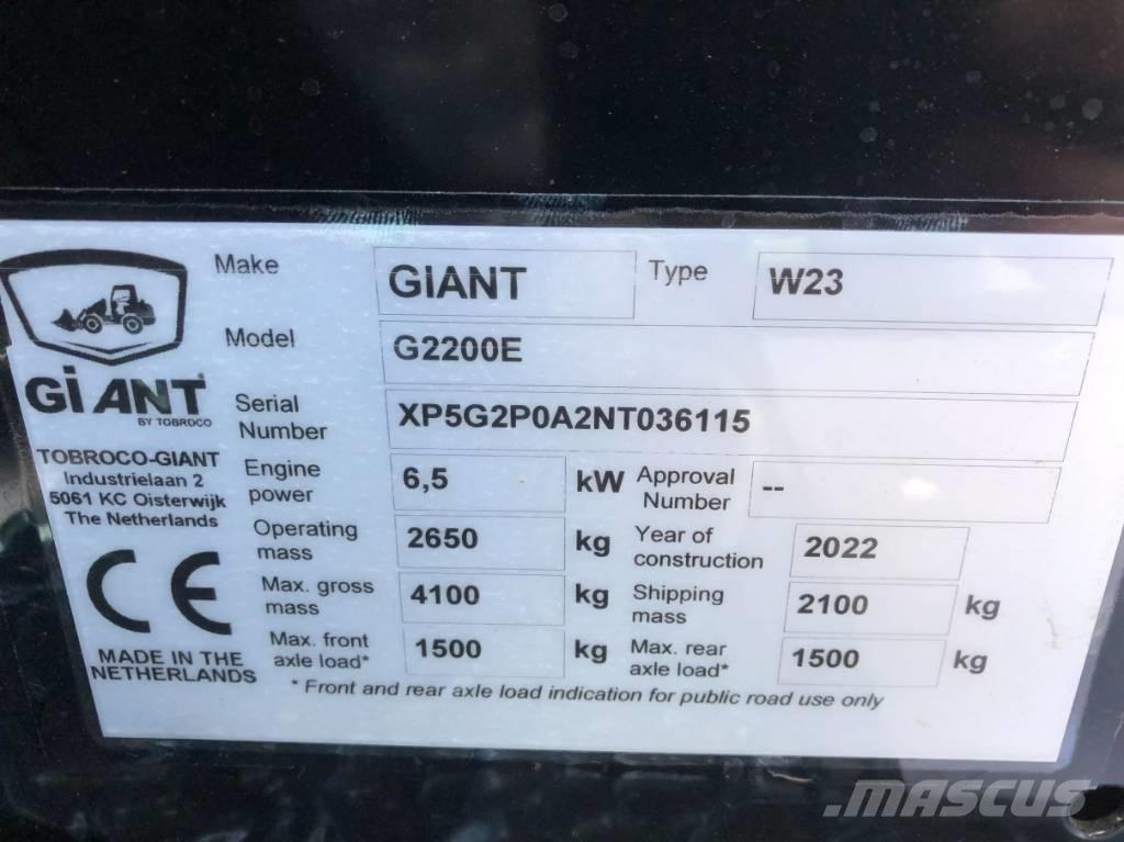 GiANT G 2200 E Multifunkcionālie iekrāvēji
