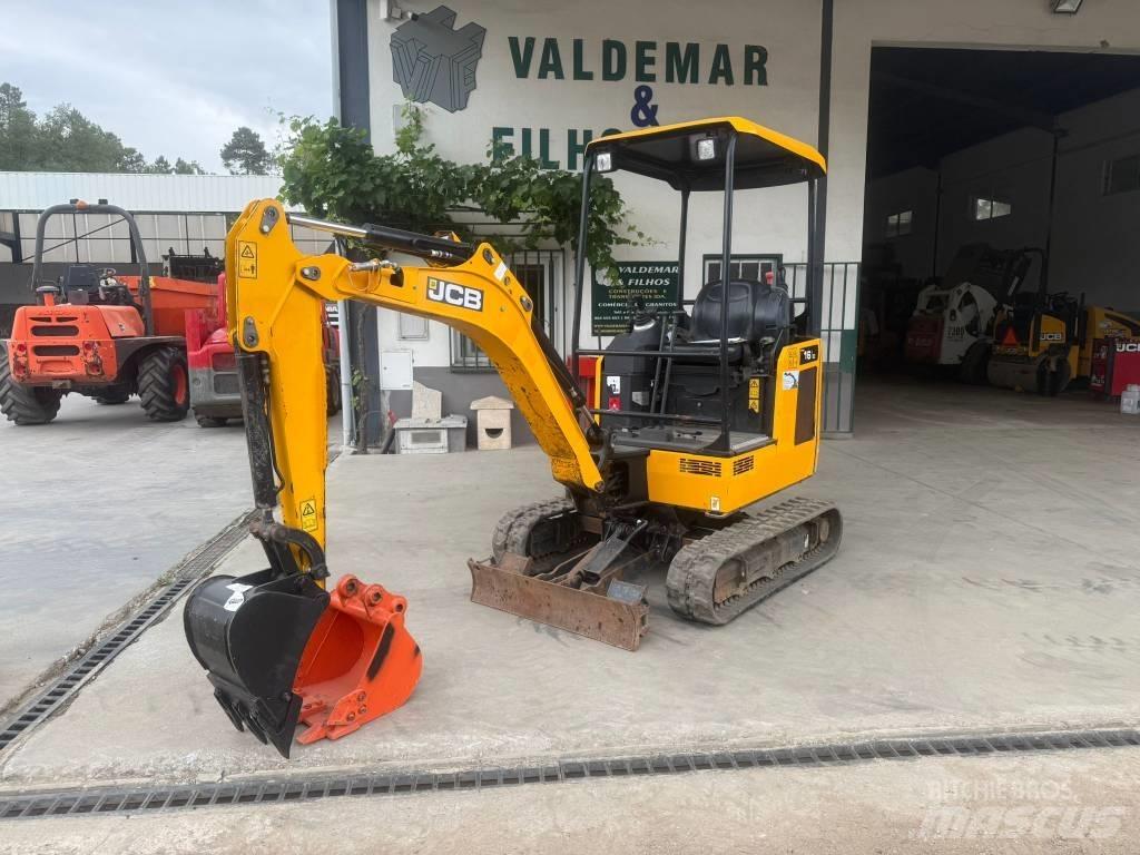 JCB 16 C-1, 904h Mini ekskavatori < 7 t
