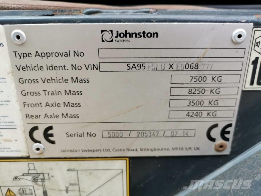 Johnston CX 400 Ielu tīrīšanas mašīnas