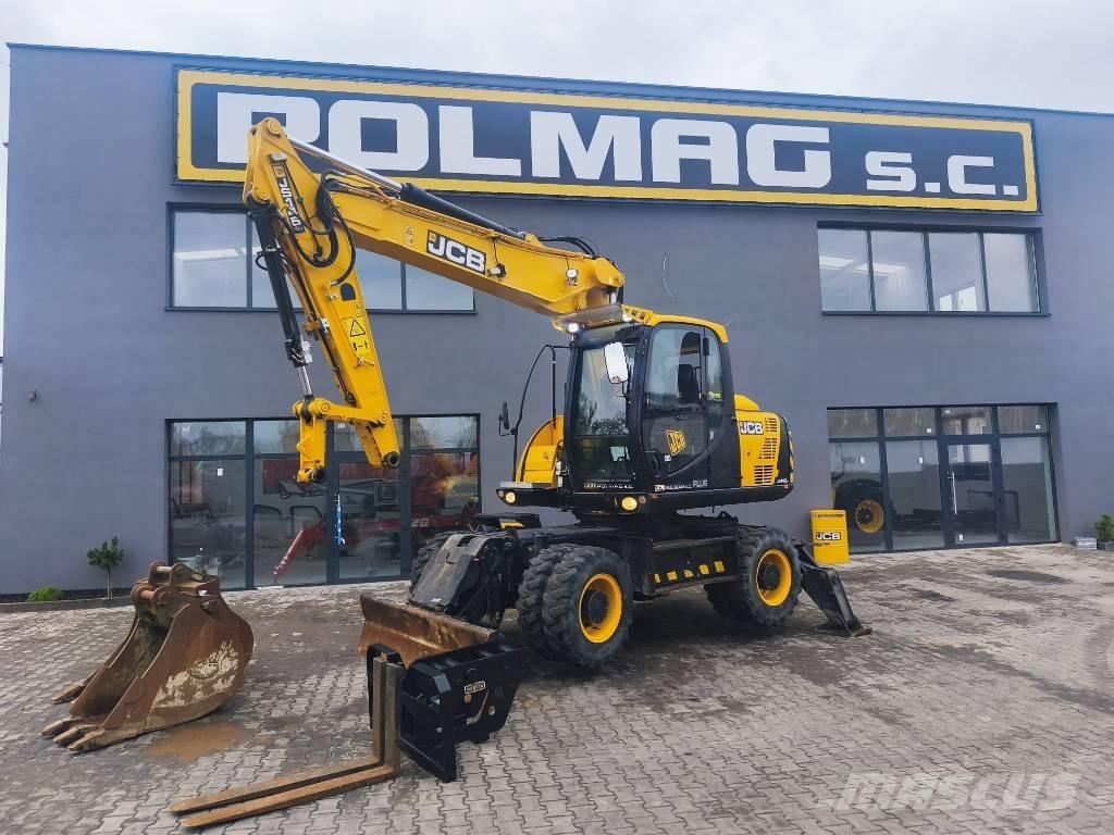 JCB JS 145 W Ekskavatori uz riteņiem