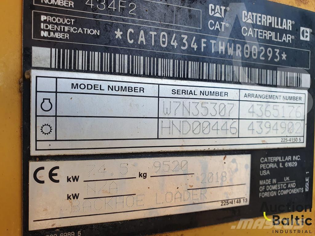 CAT 434 F2 Ekskavatori-iekrāvēji