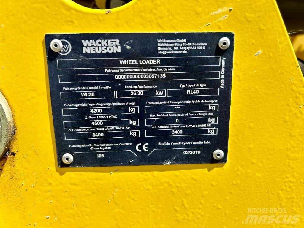 Wacker Neuson WL 38 Iekrāvēji uz riteņiem