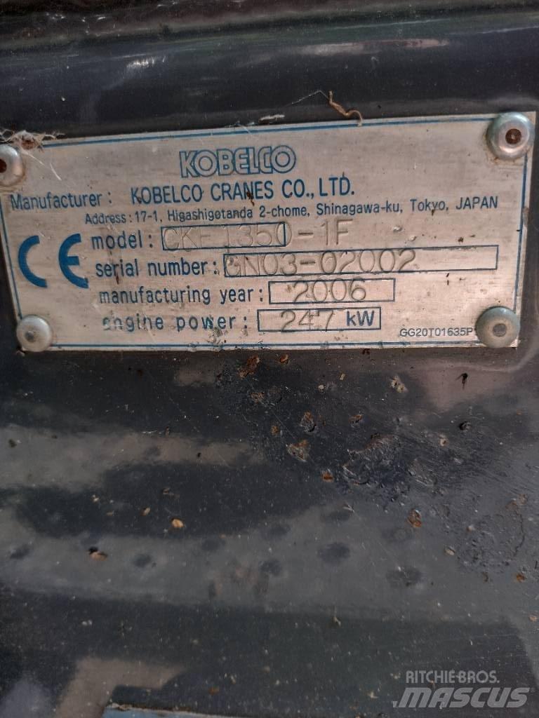 Kobelco cke1350-1F Kāpurķēžu ceļamkrāni